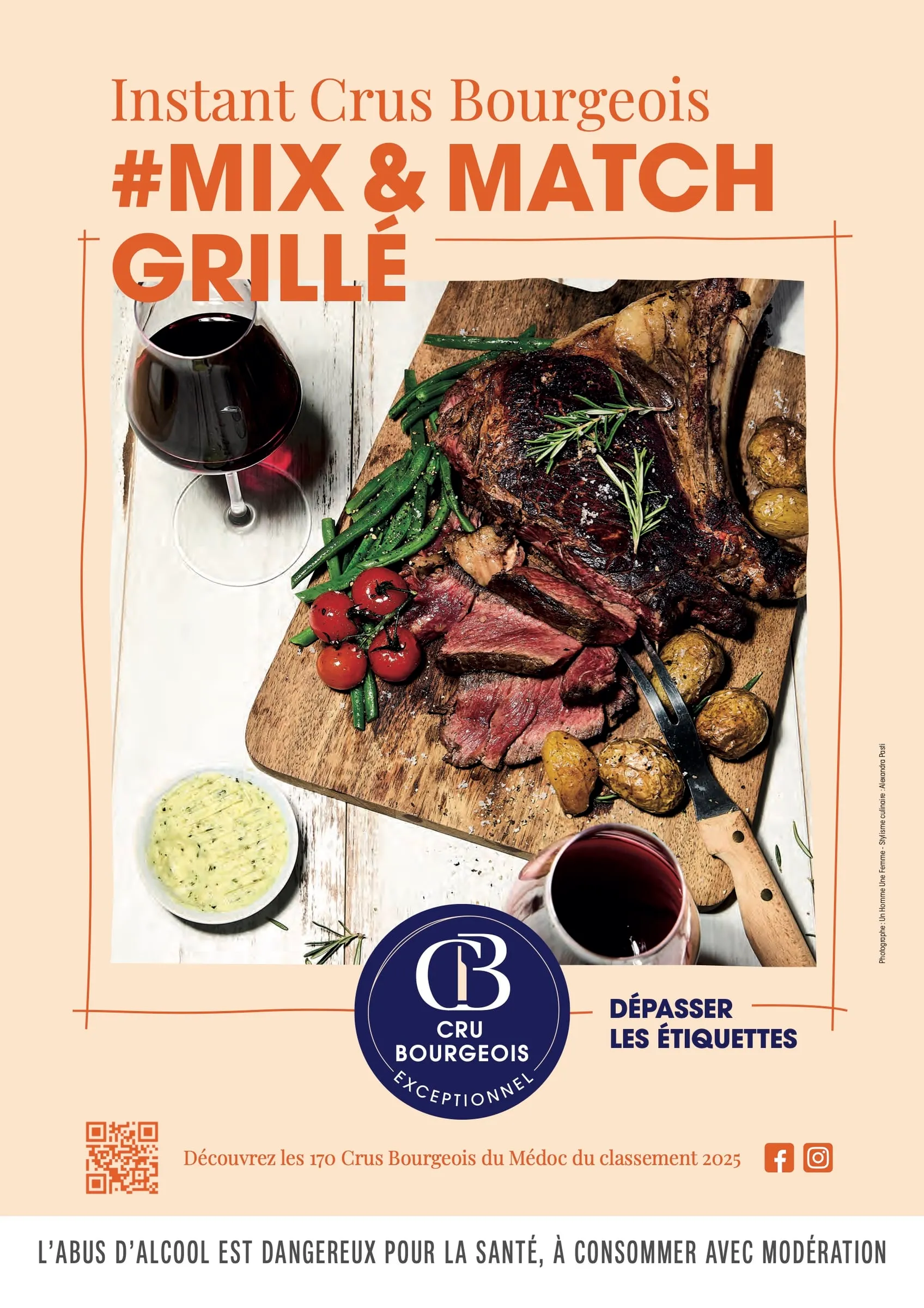Cru Bourgeois et viande grillée