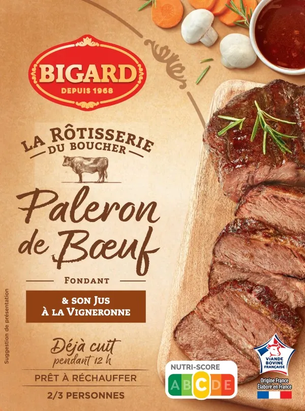 Pack paleron de boeuf Bigard
