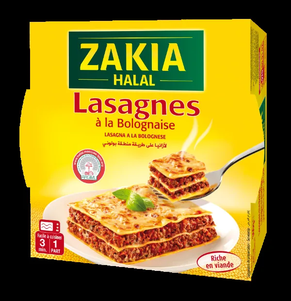 Pack Lasagnes Zakia halal