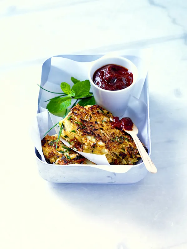 Galette de légumes sauce barbecue