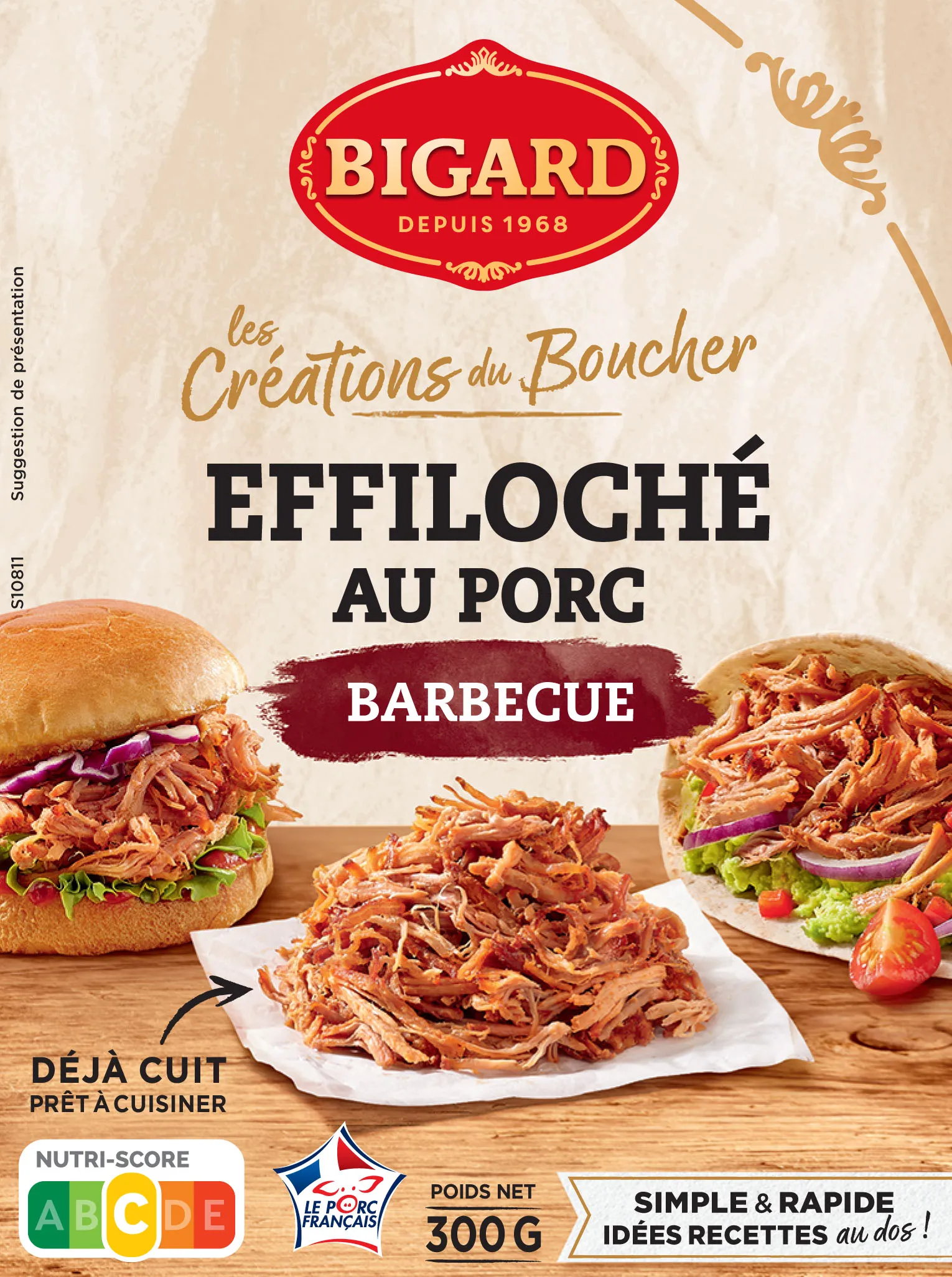 Pack effiloché barbecue Bigard