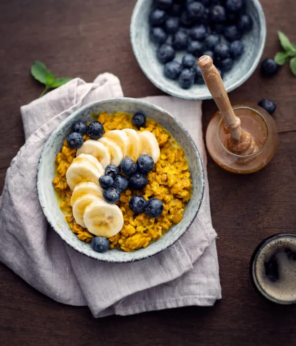 Bowl avoine myrtilles banane, Weight Watchers