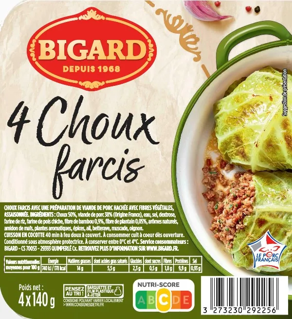 Pack choux farcis Bigard