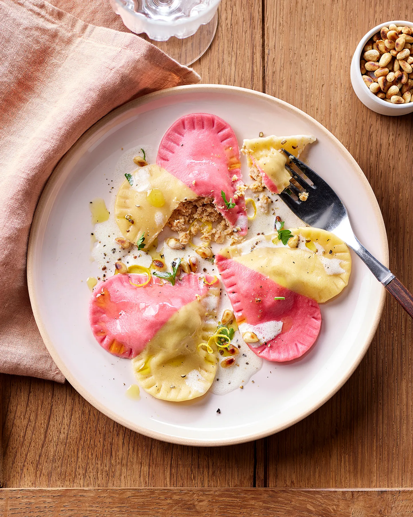 Raviolis coeur au boeuf haché, Bigard