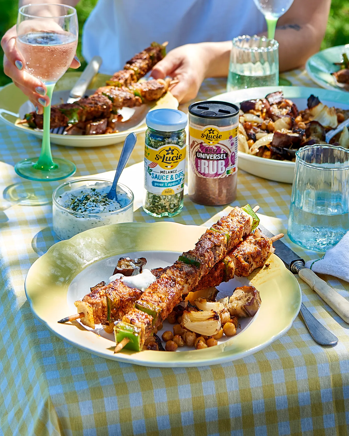 Brochettes Bigard, épices Sainte Lucie