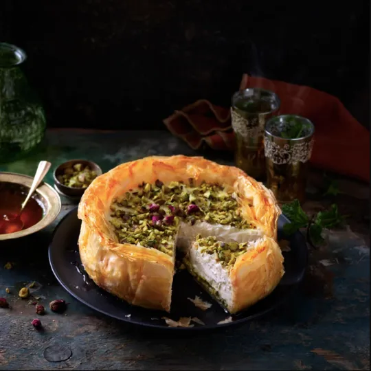 Cheesecake pistache et fromage frais Président