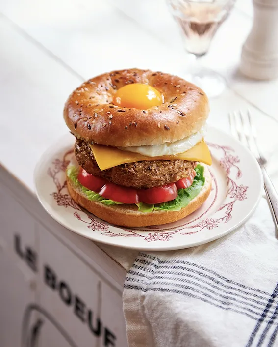 Burger bagel Bigard