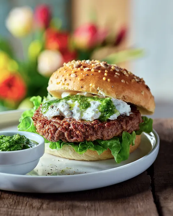 Burger pesto de roquette Bigard