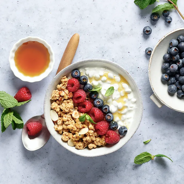 Bowl cottage cheese Président