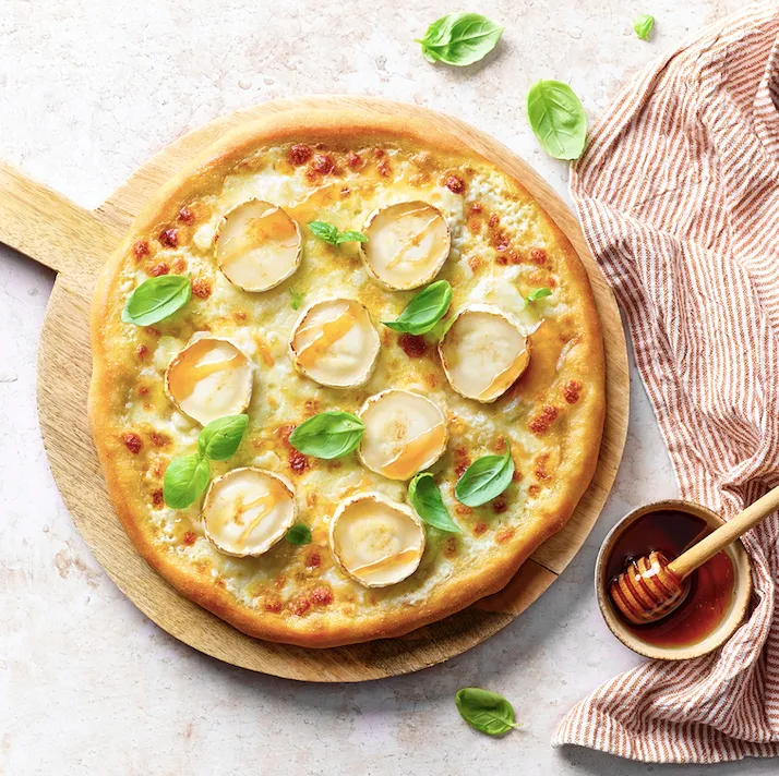 Pizza chèvre miel Président