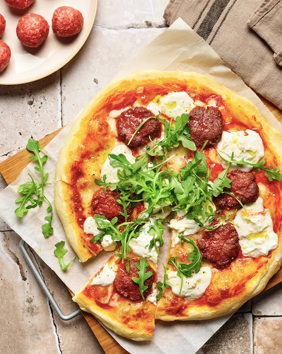 Pizza boulettes mozza Bigard