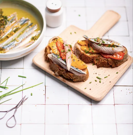 Tartines de maquereau, Normands en cuisine