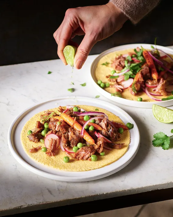 Tacos printaniers à l'araignée de boeuf, Bigard