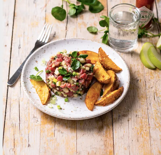 Tartare de boeuf au cresson, Normands en cuisine