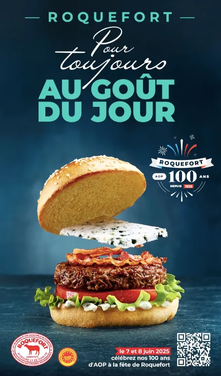 Burger roquefort AOP