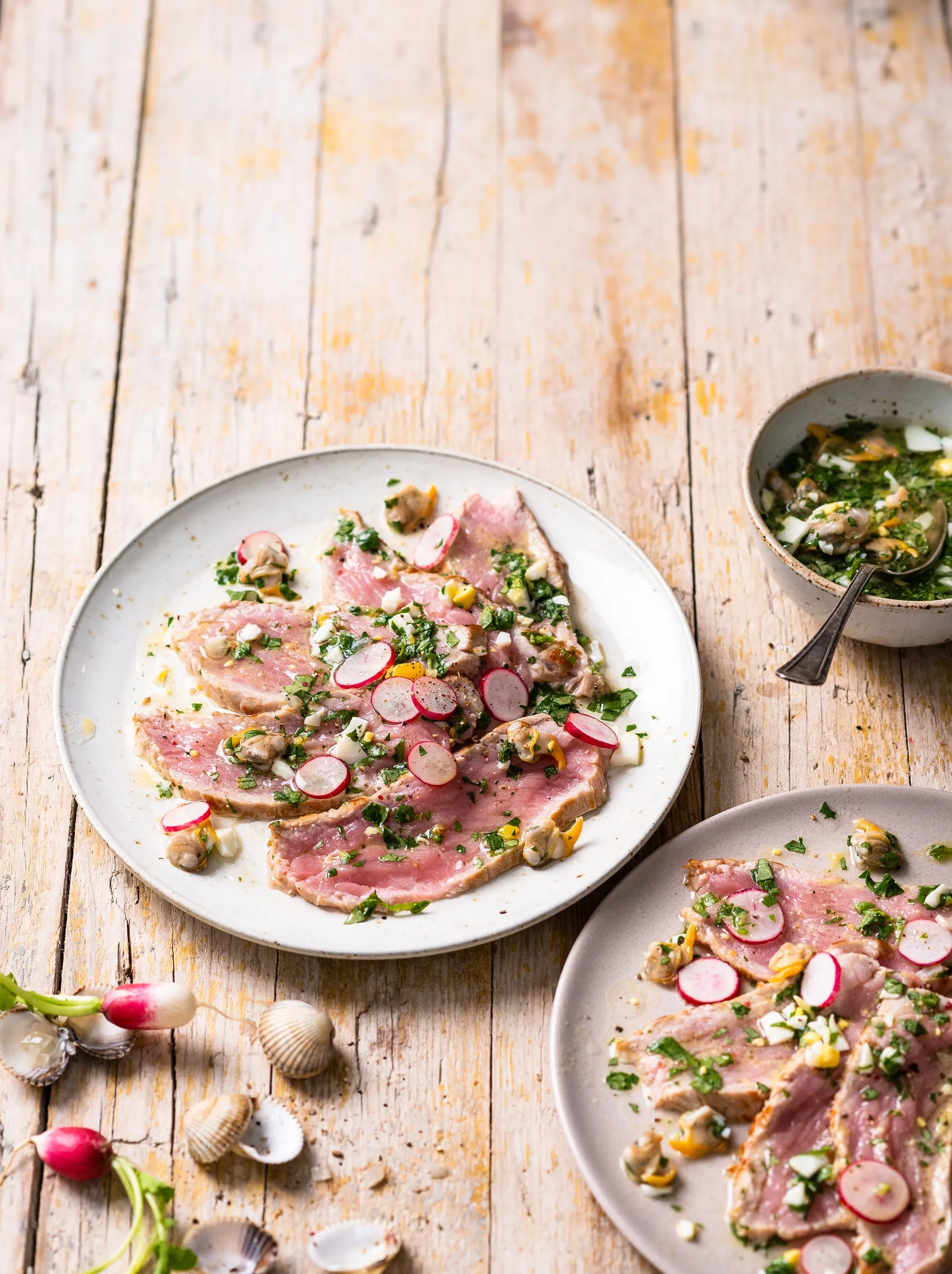 Carpaccio de veau, Normands en cuisine