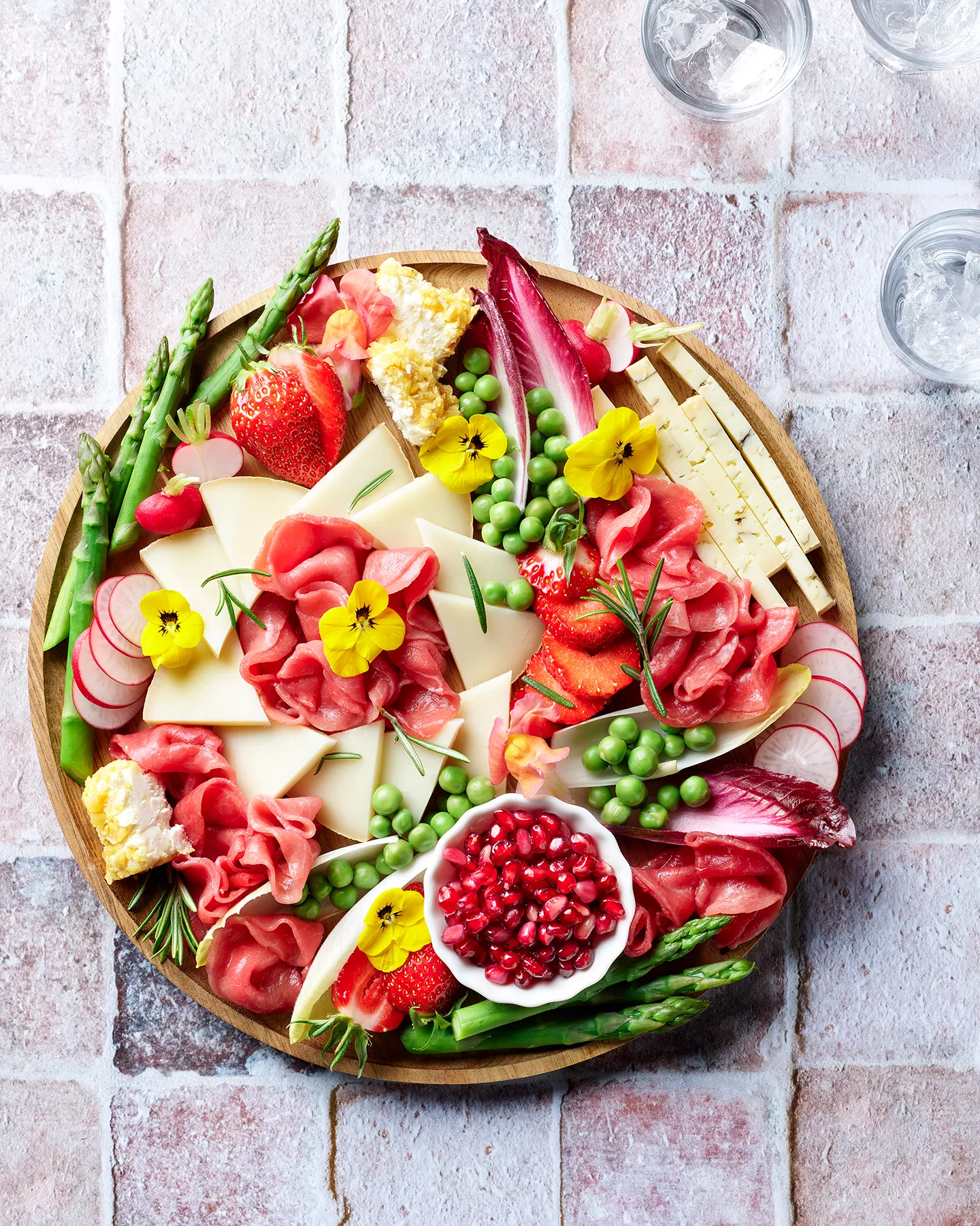 Planche carpaccio printemps Bigard