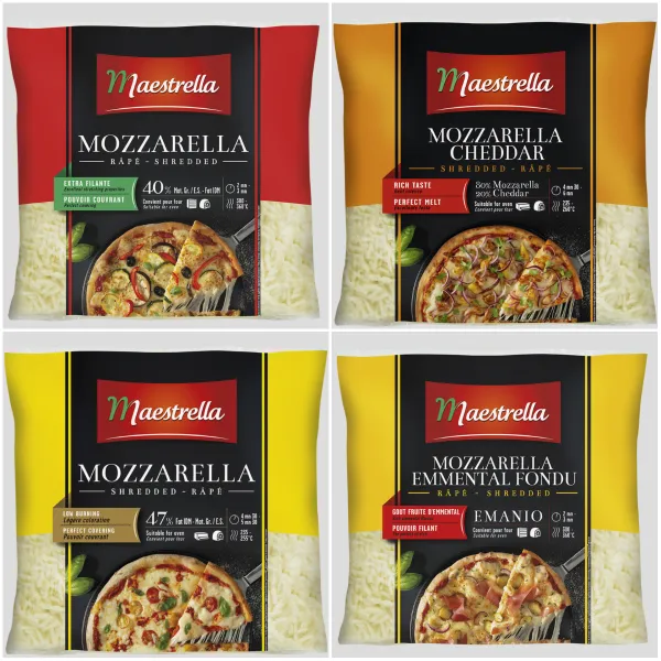 Packaging fromage à pizza Maestrella