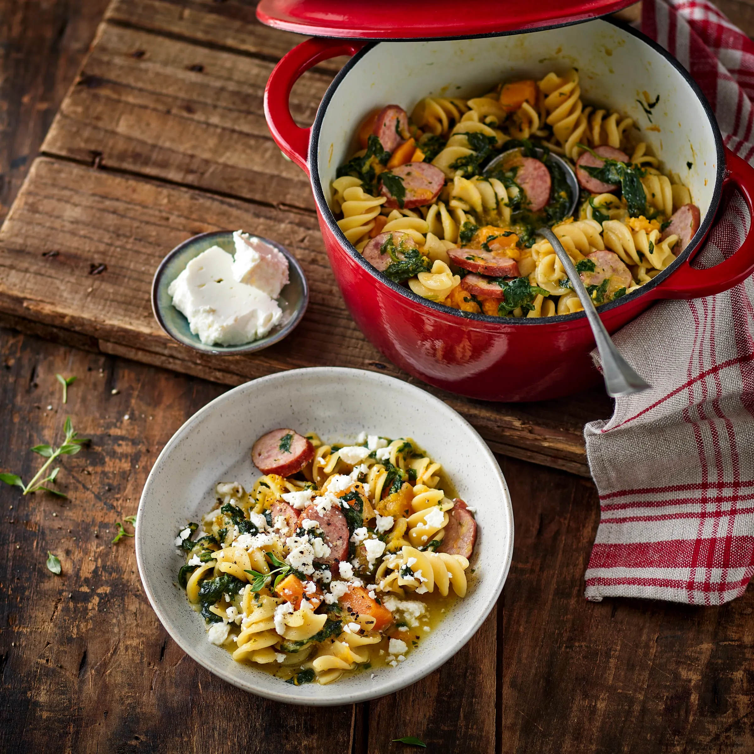 One pot pasta saucisses Bigard