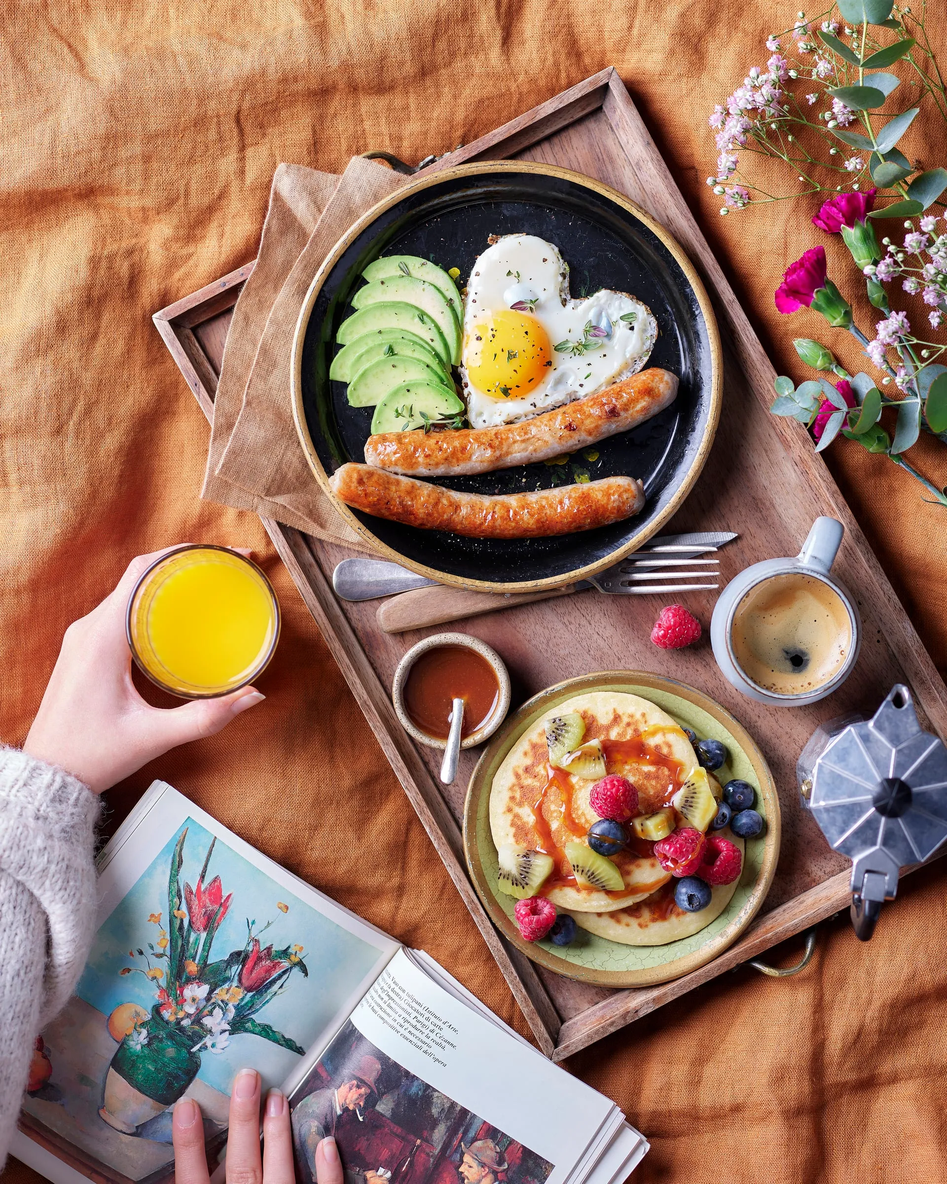 Brunch Saint-Valentin, saucisses Bigard